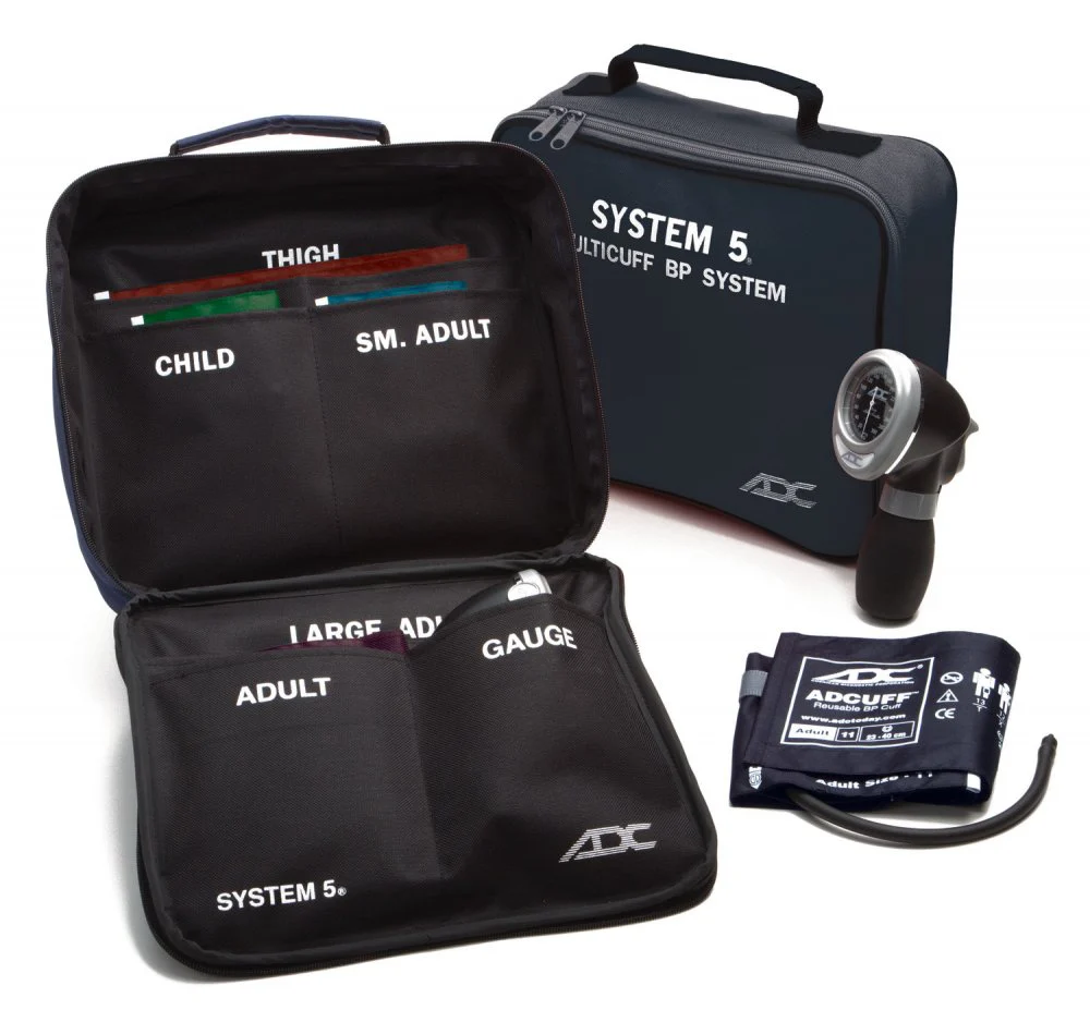 ADC System 5 Portable 5 Cuff Sphyg
