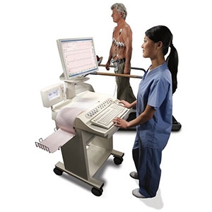 GE Healthcare Case Stress Test System with T-2000 Treadmill (Refurbished)
