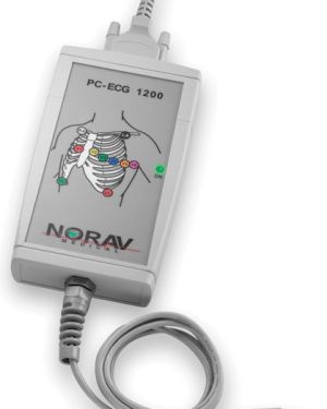 Norav Medical 1200HR High Resolution Model ECG Machine