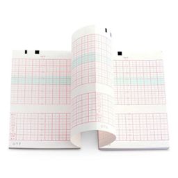 152mm Red Grid Recording Paper For Fetal Monitors