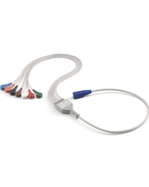 Welch Allyn 7-Lead Patient Cable 704549 for HR-300 and 1200 Holter Recorder