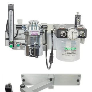 Supera M2500 Wall Mounted Anesthesia Machine w/ Articulating Arm