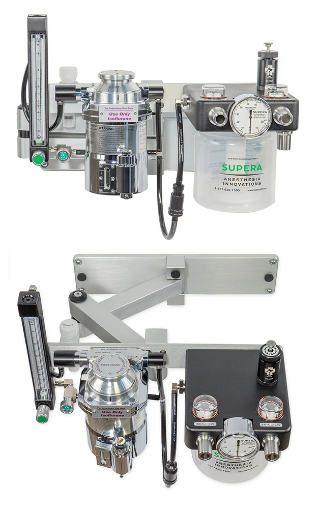 Supera M2500 Wall Mounted Anesthesia Machine w/ Articulating Arm