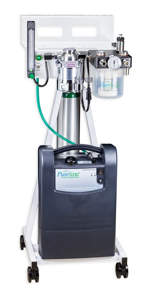 Supera M6000 Mobile Anesthesia Machine With Oxygen Concentrator