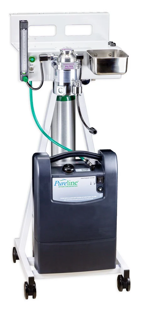 Supera M6100 Mobile Non-Rebreathing Anesthesia Machine With Oxygen Concentrator