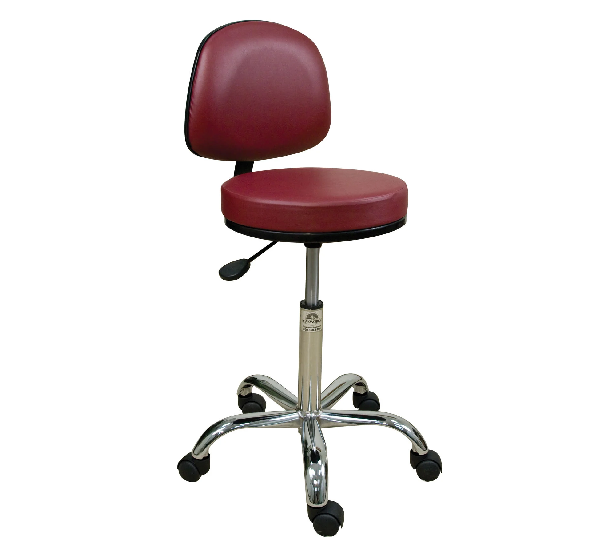 Oakworks Professional Stool w/ Backrest