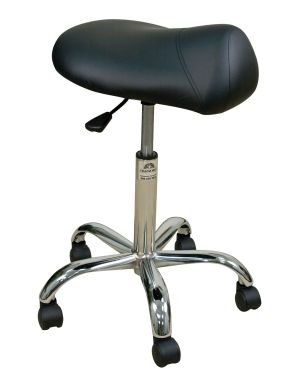 Oakworks Professional Stool w/ Saddle Seat