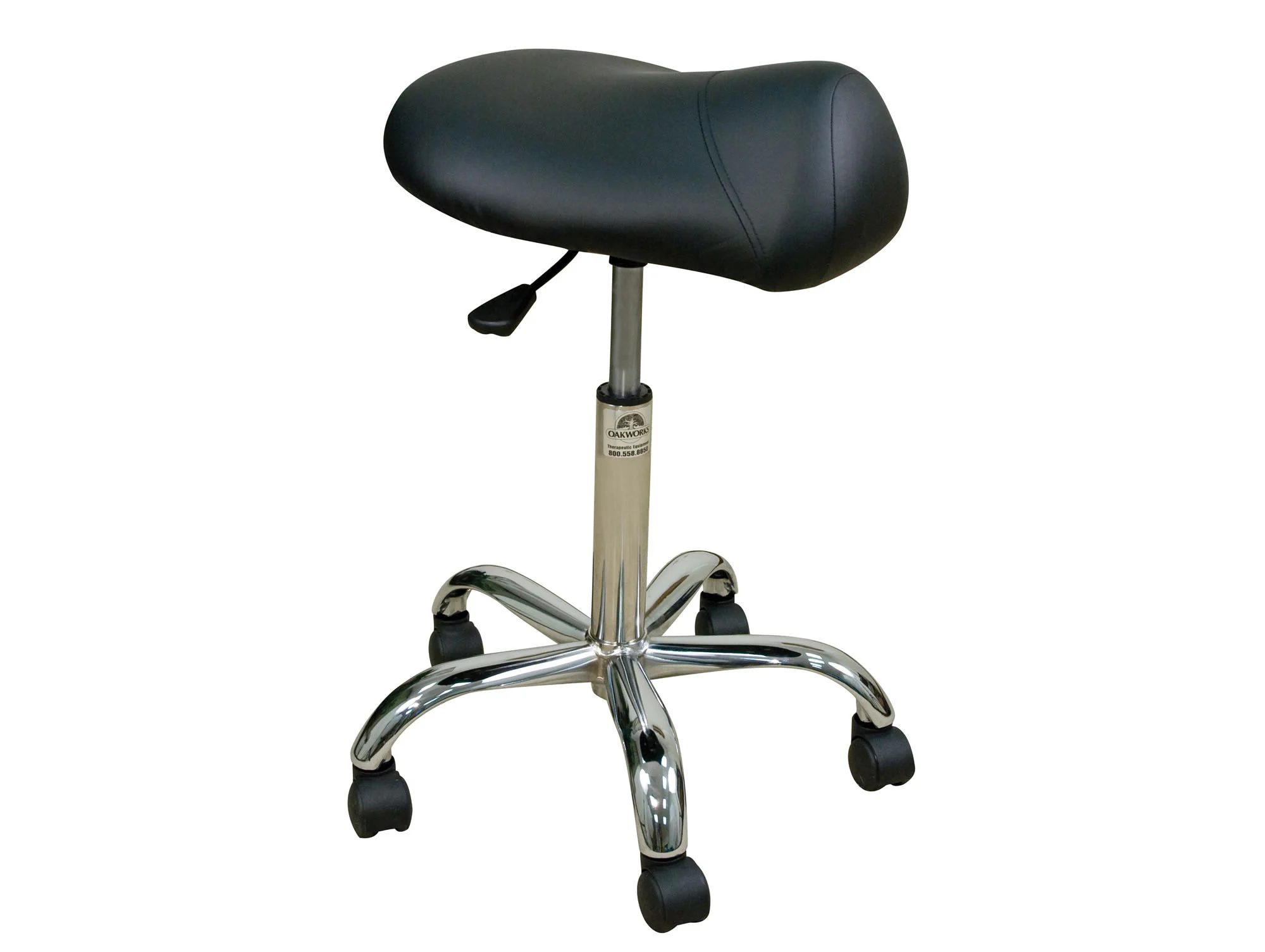 Oakworks Professional Stool w/ Saddle Seat