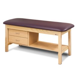 Clinton Flat Top, Classic Series, Treatment Table with Drawers