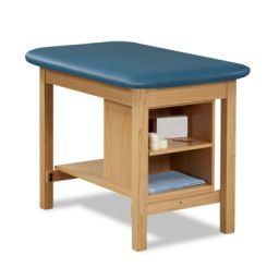 Clinton Taping Table with Shelving