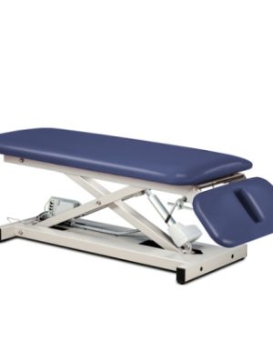 Clinton Power 500, Open Base, Space Saver, Power Table with Drop Section