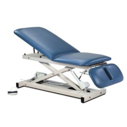 Clinton Power XL 600, Open Base, Power Table with Adjust. Backrest and Drop Section