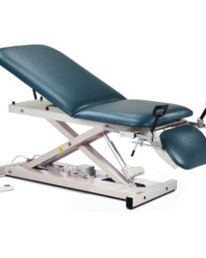 Clinton Power 400, Open Base Table with Adjust. Backrest and Drop Section and Stirrups