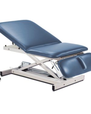 Clinton Power 600 Bariatric, Extra Wide, Open Base, Power Table with Adjustable Backrest and Drop Section