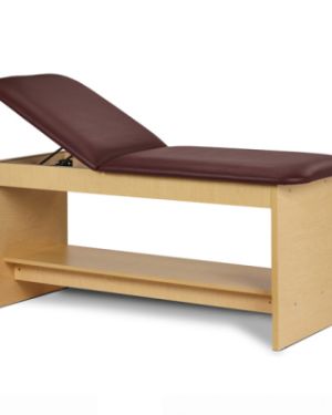 Clinton Panel Leg Series, Treatment Table with Full Shelf