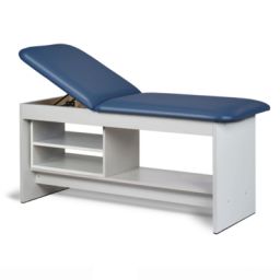 Clinton Panel Leg Series, Treatment Table with Shelving