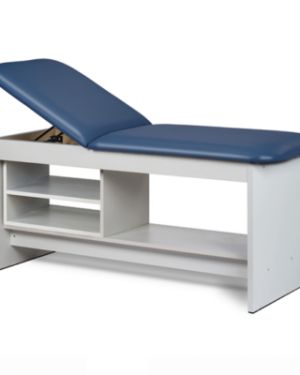Clinton Panel Leg Series, Treatment Table with Shelving
