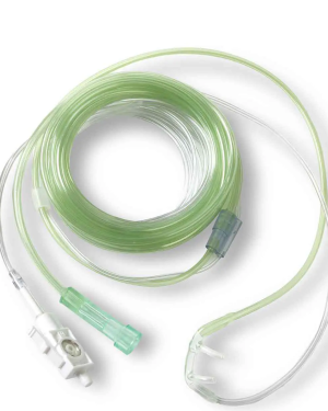 Edan Respironics Disposable CO2 Nasal Cannula with O2 Delivery (BX/10)