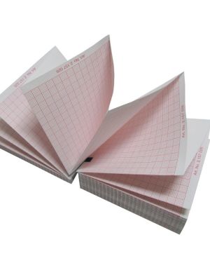 Edan USA SE-1 Compatible ECG Chart Paper 50mm X 20m Roll (Red Grid) - 1 Roll