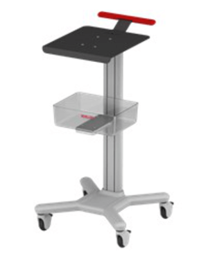 Schiller Trolley X1 incl. basket and with mounting bracket for AT-102, AT-102 G2, compatible with AT-10 plus, AT-2 and AT-2 plus