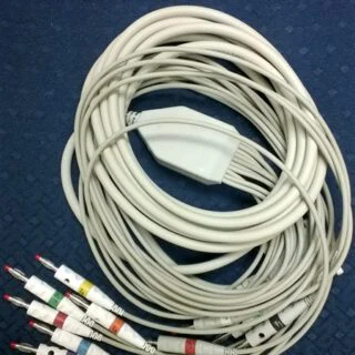 Schiller Resting patient cable, 10-lead with banana plugs; for AT-10 and CS-200