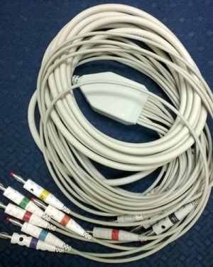 Schiller Resting patient cable, 10-lead with banana plugs; for AT-10 and CS-200