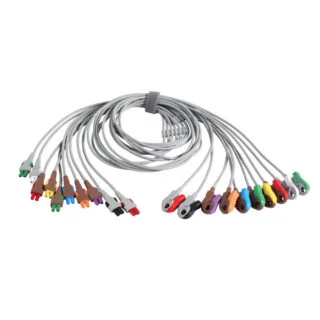 GE Healthcare ECG Leadwire Set - Base 10 Grabber - AHA, 1/pack