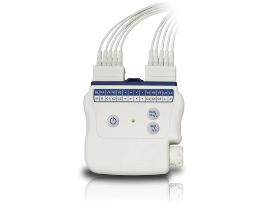 Mortara Wireless Acquisition Module V2 (WAM) with Pinch Clip Leads, AHA 41000-031-52