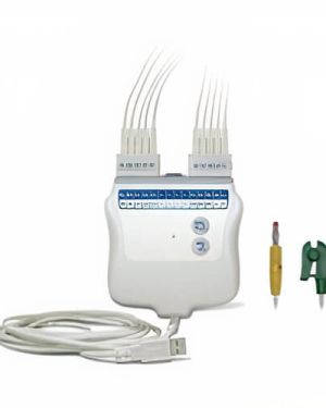 Mortara Acquisition Module AM12 with AHA Banana Lead Wires 41000-032-50