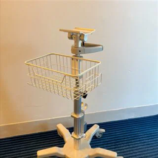Schiller Sunken Base rolling stand with Basket and without Rubber Case adapter for FT-1