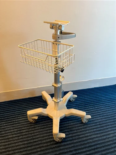 Schiller Sunken Base rolling stand with Basket and without Rubber Case adapter for FT-1