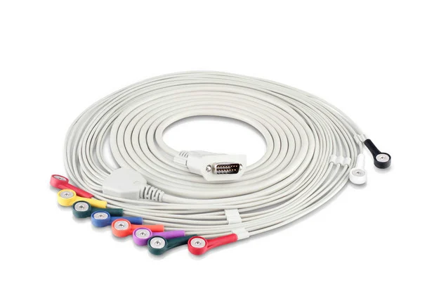 Edan ECG Cable (Snap Style, AHA) 01.57.107582