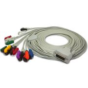 Edan ECG Cable (Grabber Style, AHA) 01.57.107584