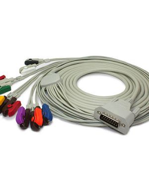Edan ECG Cable (Grabber Style, AHA) 01.57.107584