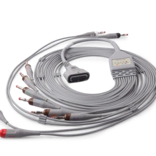 Edan ECG Cable (ф4mm, banana connector, AHA) 01.57.471279