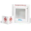 ZOLL AED Plus Standard Metal Wall Cabinet with ZOLL Logo