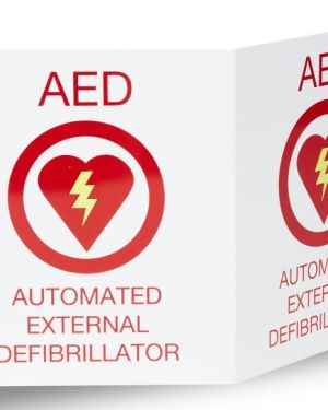 ZOLL AED Plus 3-D Wall Sign