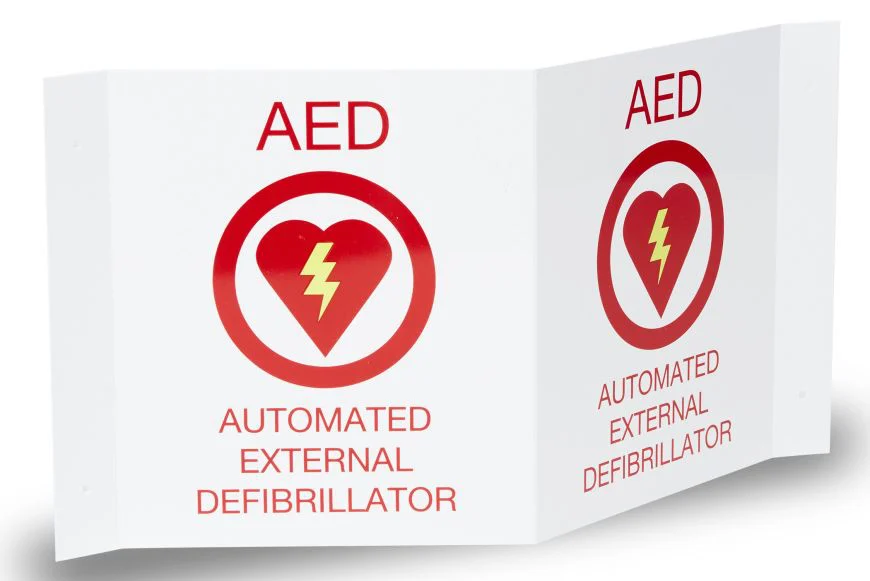 ZOLL AED Plus 3-D Wall Sign