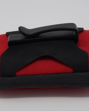 Schiller Premium reusable pouch red for AR4plus, AR12plus, FD5plus with belt clip and shoulder strap
