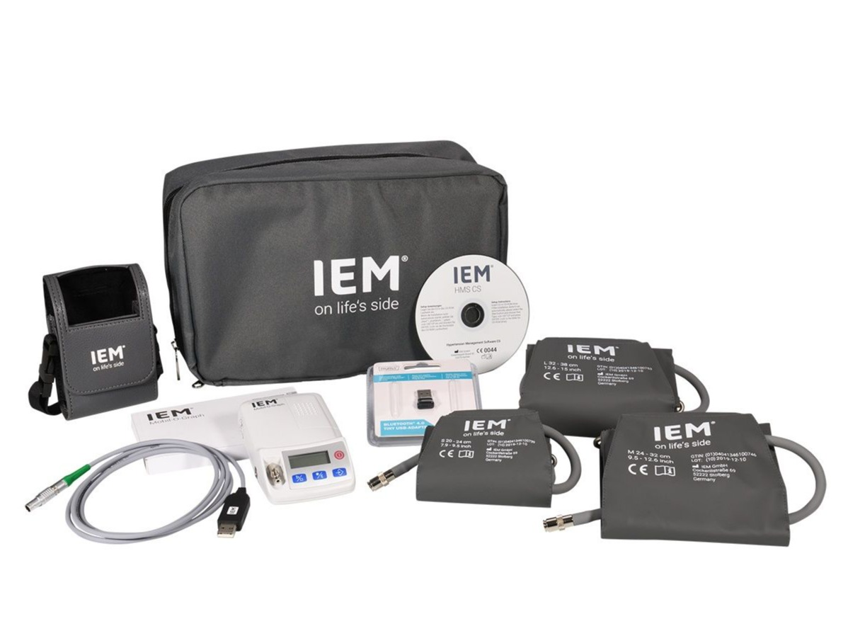 VectraCor Mobil-O-Graph ABPM Premium Set with S, M, and L