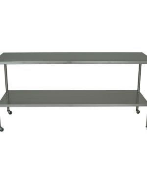 UMF Stainless Steel Instrument Table with Shelf