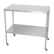 UMF Stainless Steel Instrument Table with Shelf