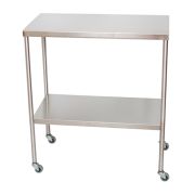 UMF Stainless Steel Instrument Table with Shelf