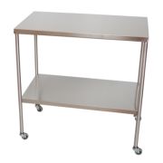 UMF Stainless Steel Instrument Table with Shelf