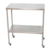 UMF Stainless Steel Instrument Table with Shelf