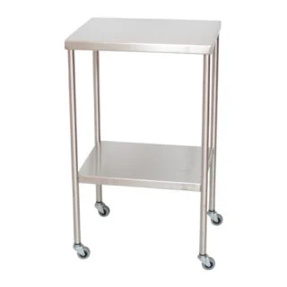 UMF Stainless Steel Instrument Table with Shelf