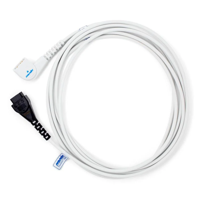 Nonin Universal Right Angle Connector Patient Cable (3m), Uni-Ra-3