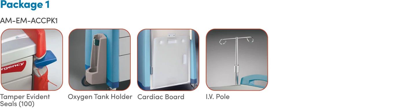 Capsa Avalo Emergency Cart Accessory Package