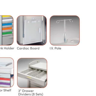 Capsa Avalo Pediatric Crash Cart Accessory Package