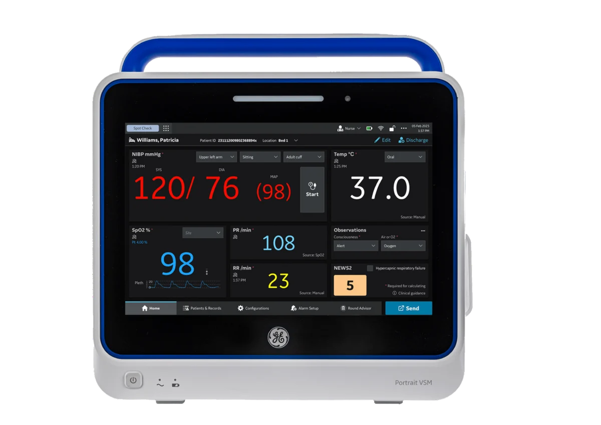 GE Healthcare Portrait VSM Vital Signs Monitor